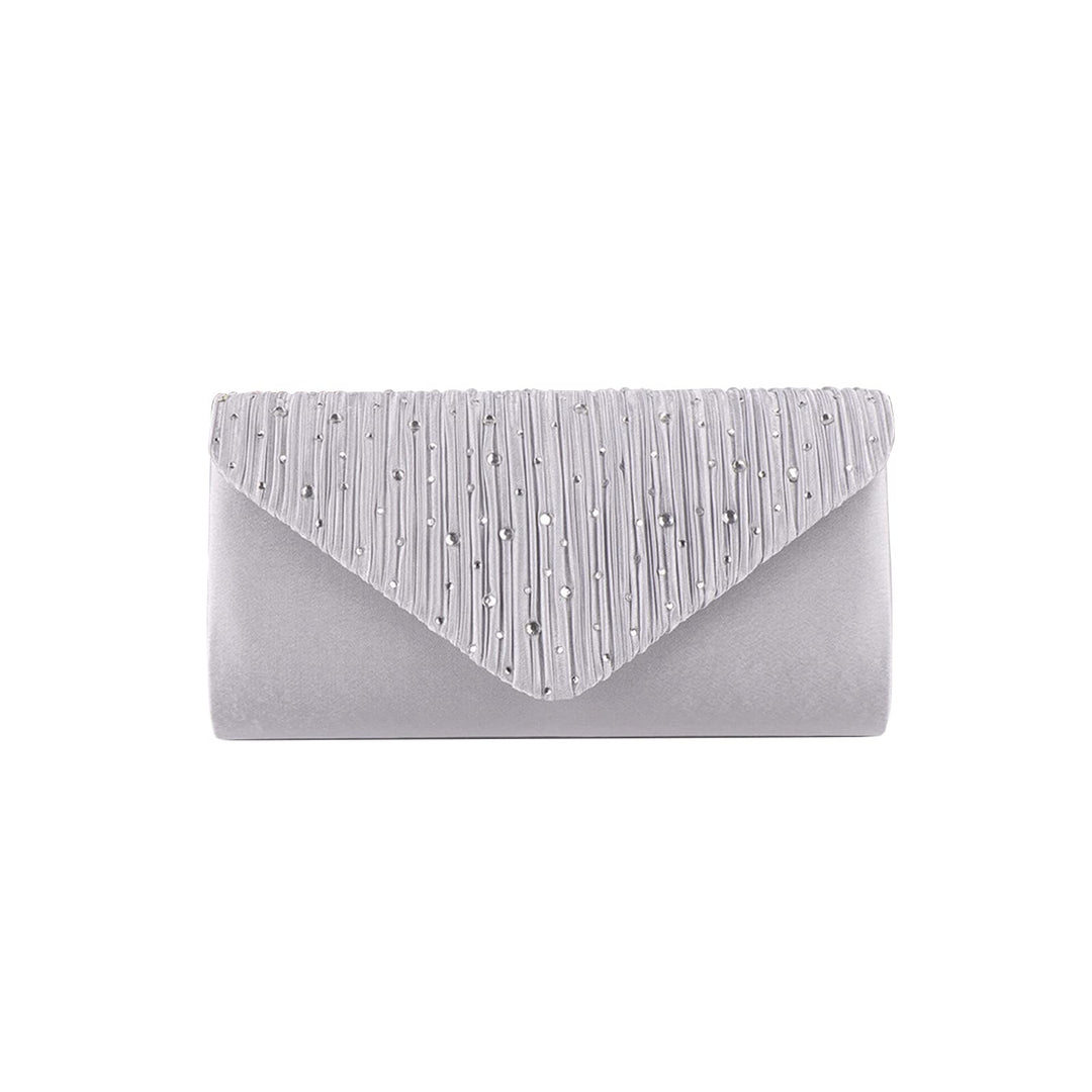 CORIOS Damen Abendtasche Glitter Strass Clutch Tasche Envelope Henkeltasche Glänzend Umhängetasche G