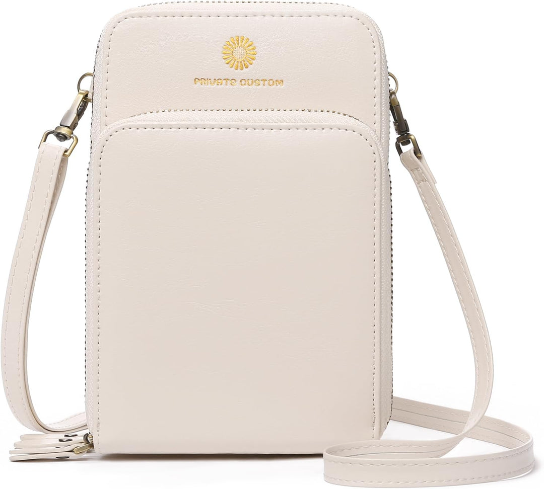 SENDEFN Handytasche zum Umhängen - Handy Umhängetasche Damen Handytasche Leder Handytasche mit Geldb