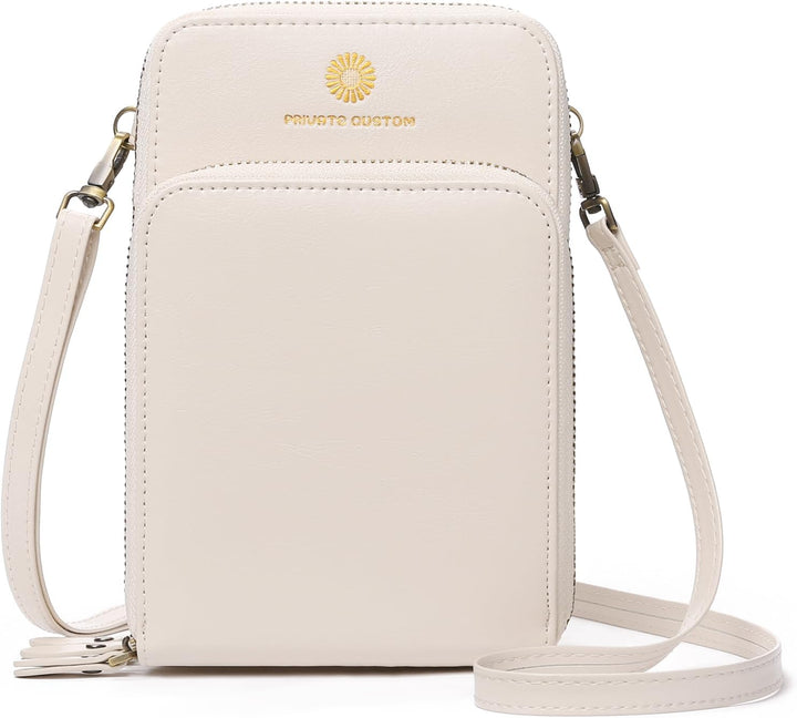 SENDEFN Handytasche zum Umhängen - Handy Umhängetasche Damen Handytasche Leder Handytasche mit Geldb