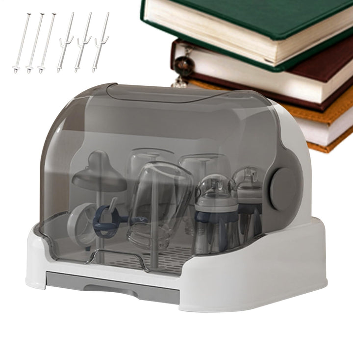 Baby Bottle Organizer - Flaschen Organizer Mit Abnehmbarer Abtropffunktion - Behälter Platzsparend F