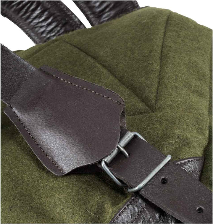 Parforce Lodenrucksack Jagdrucksack grün mit Holzknebelverschluss, lautlos und kompakt