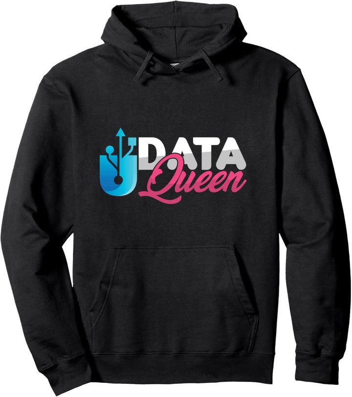 Daten Königin Programmiererin Coder Kodieren PC Fan Geschenk Pullover Hoodie