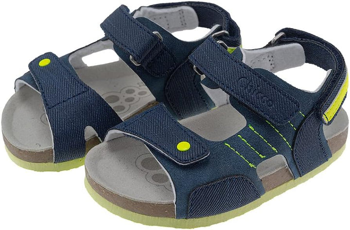 Chicco Unisex Kinder Dreifach Verstellbare Sandalen seite, Blau