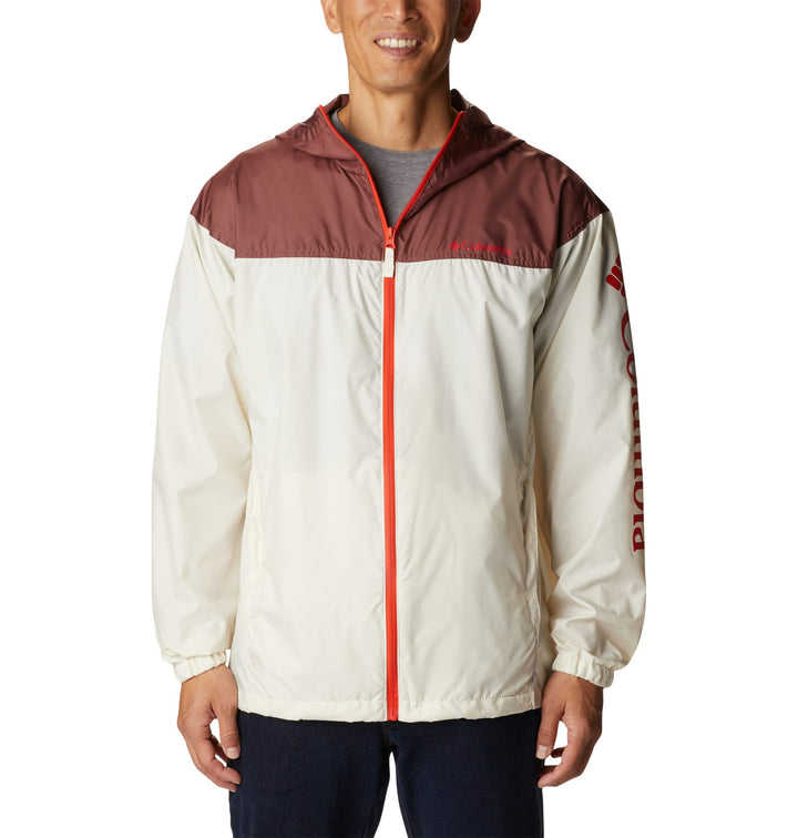 Columbia Herren Flash Challenger Novelty Windjacke S Chalk, Light Raisin, S Chalk, Light Raisin