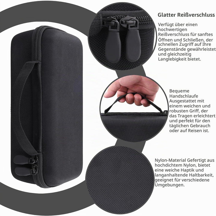 co2CREA Hart Reise Schutz Hülle Etui Tasche für Zoom H6studio /H5studio /H6essential 6-Spur 32-Bit F