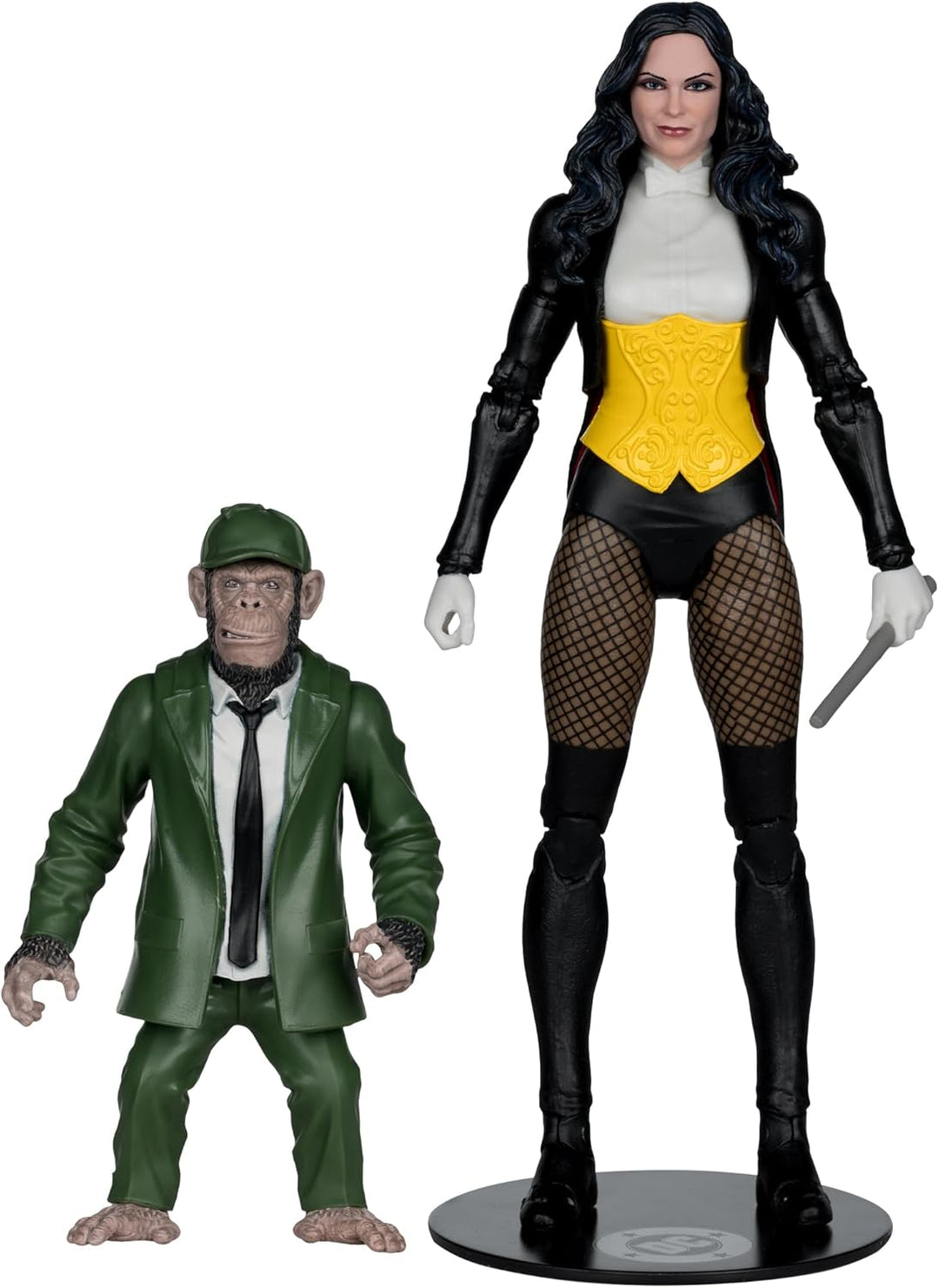 McFarlane DC Multiverse Zatanna (DC Classic) 17,8 cm Actionfigur mit Detective Chimp Collector Editi