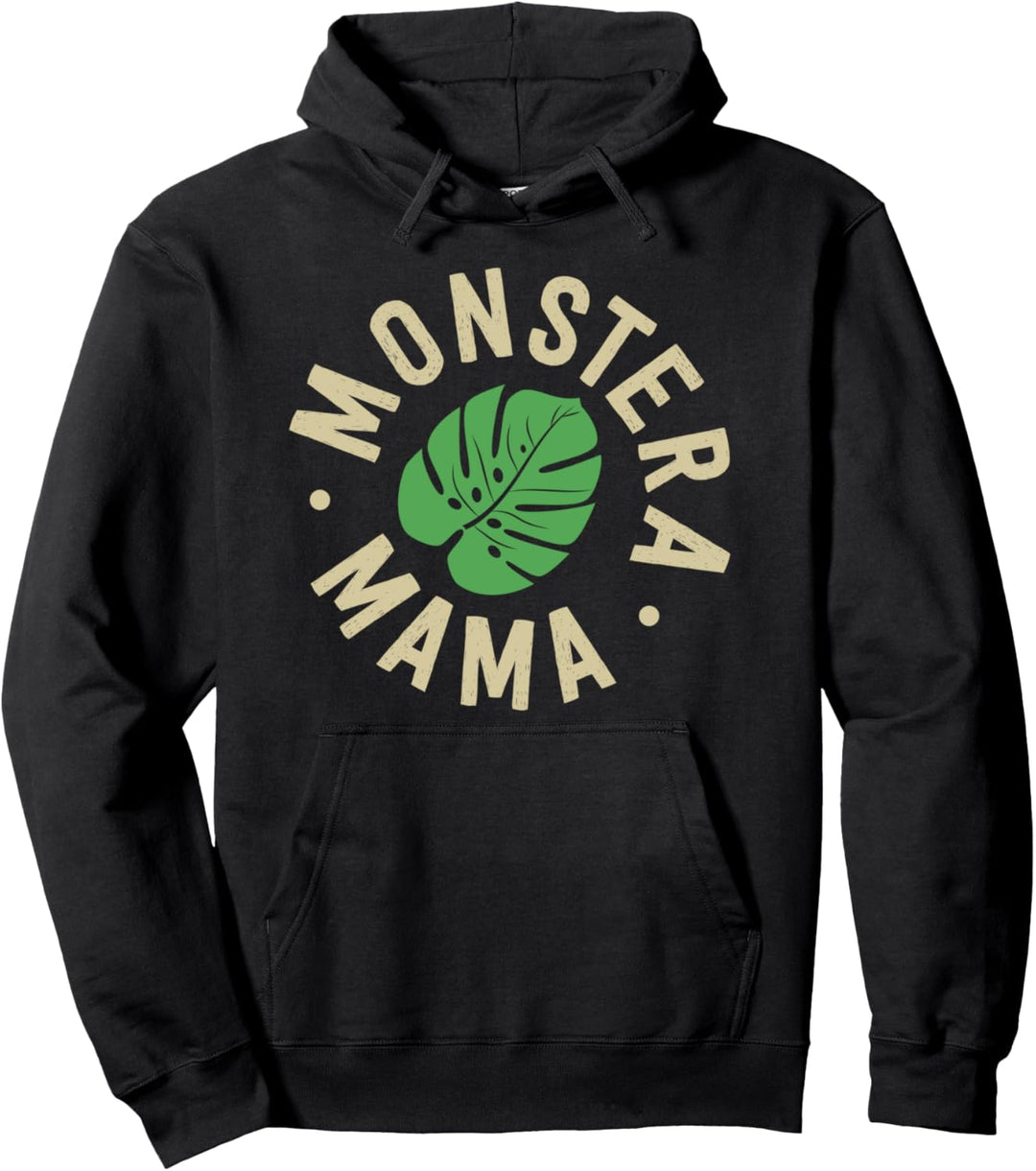 Plant Mom Gifts Monstera Plant Shirt Monstera Mama Mother Pullover Hoodie