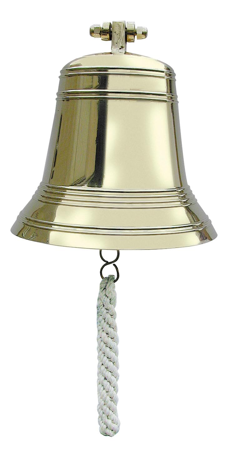 Schiffsglocke Wandglocke Messing Ø=23cm Sea-Club