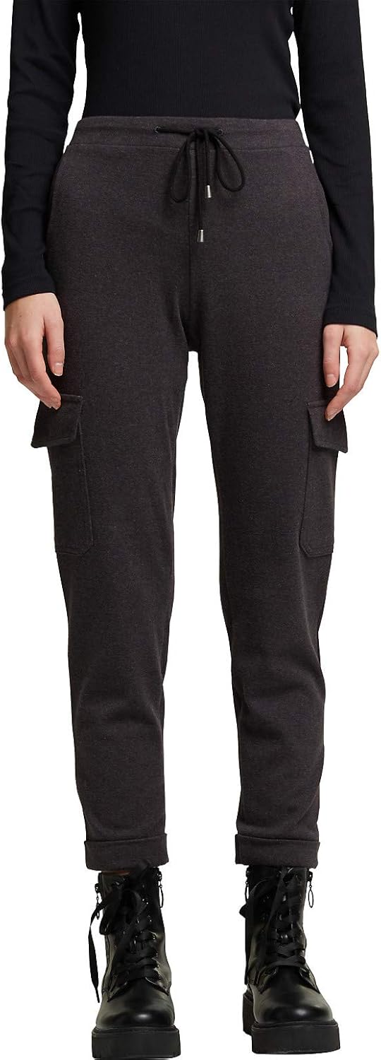 ESPRIT Damen 100CC1B311 Hose, 015/GUNMETAL, 38/28