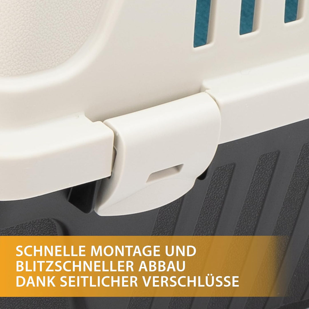 Ferplast Trasportino Cani Piccoli Trasportino Gatti max 12 Kg ATLAS 30 OPEN con Cuscino e Ciotola, T