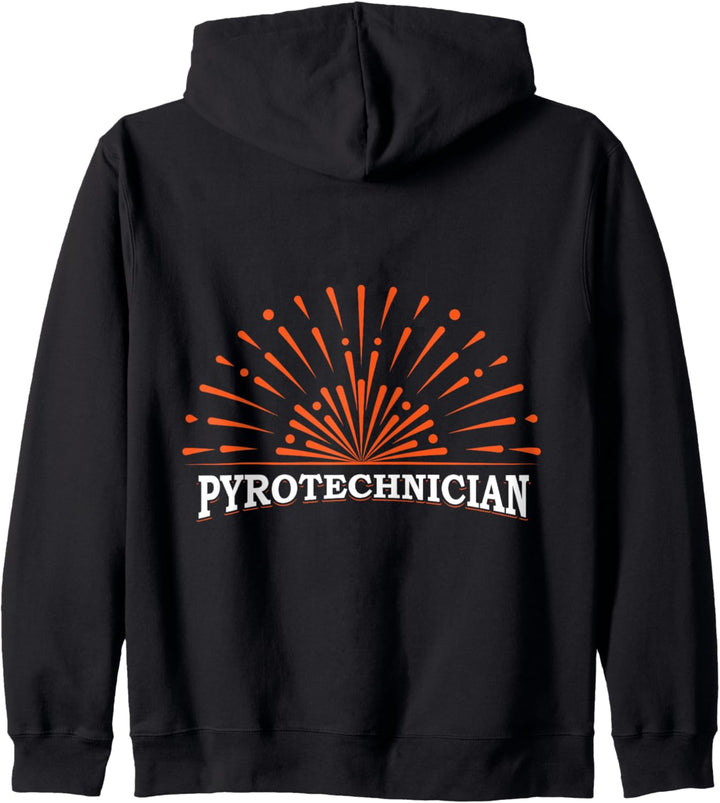 PYROTECHNIKER Feuerwerk Feuerwerker Pyrotechnik Kapuzenjacke
