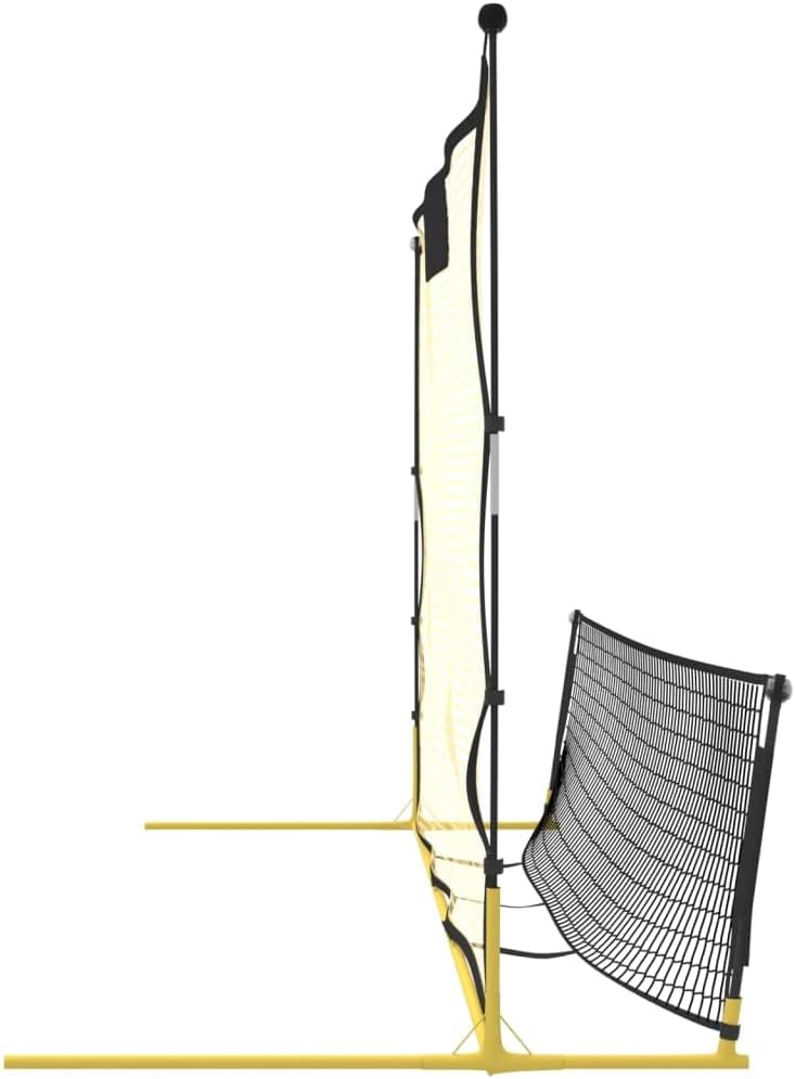 vidaXL Fussball Rebounder, Rebounder Netz mit Tragetasche, Fussball Prallwand für Fussball Training,