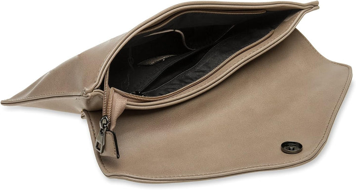 Caspar TA310 Damen Clutch Einheitsgrösse Taupe, Einheitsgrösse Taupe