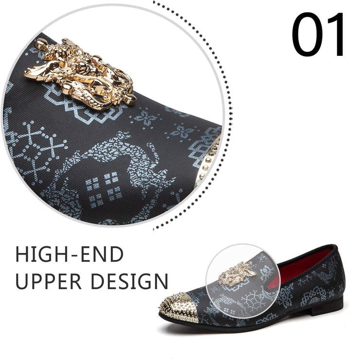 JITAI Herren leichte Schuhe Kunstleder Slipper für Männer und Mode Mokassins Herren Freizeitschuhe 4