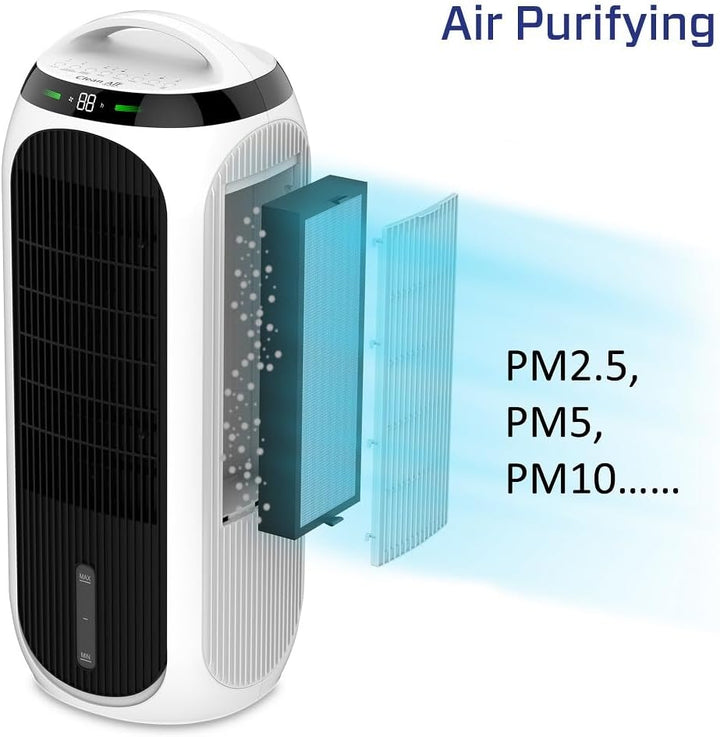 Clean Air Optima CA-106 Smart - 4in1: Luftkühler, Luftreiniger, Luftbefeuchter und Ventilator - Geei