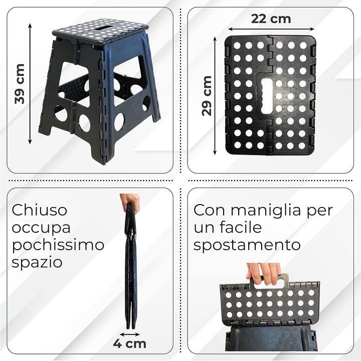 Faltbarer Hocker.