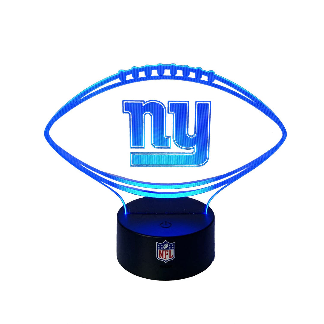 Great Branding New York Giants NFL LED Lampe Licht Logo, Wechselmodus mit 6 unterschiedlichen Farben