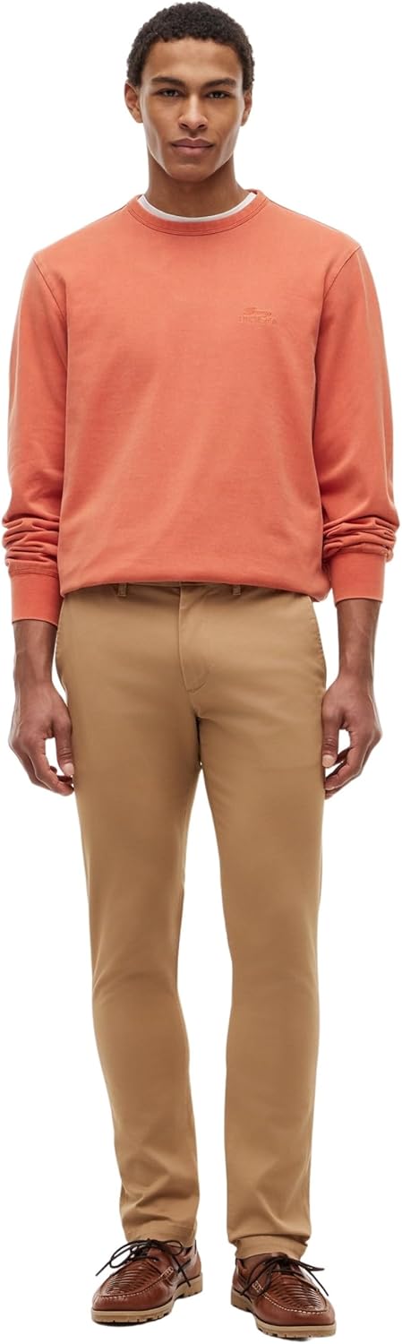 Tommy Hilfiger Herren Hose Bleecker Chino 1985 Pima Cotton Chino 28W / 29L Brown (Timeless Camel), 2