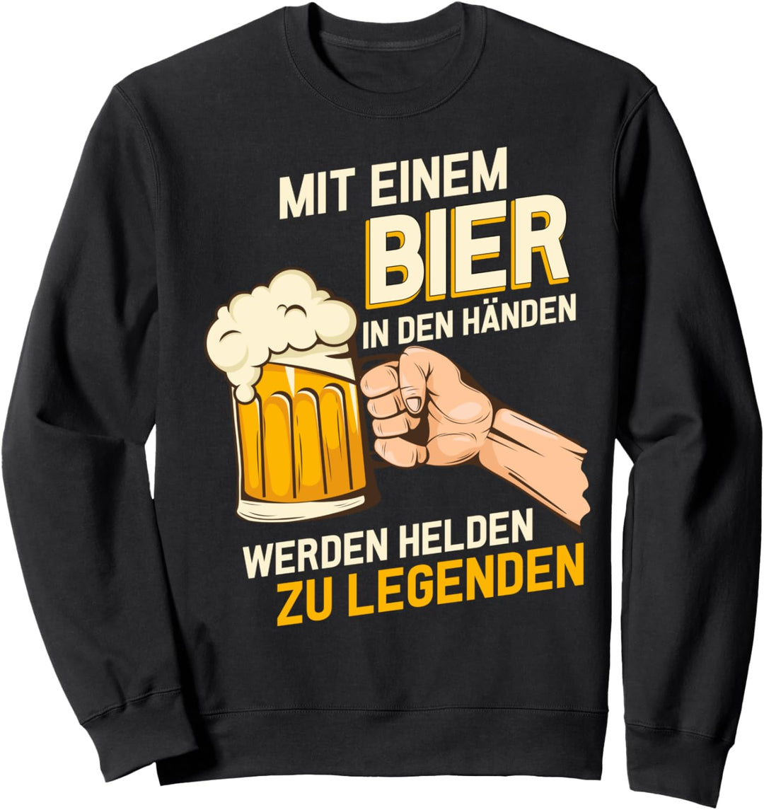 Party Feiern Apres Ski Herren Männer Mann Spruch Fun Bier Sweatshirt