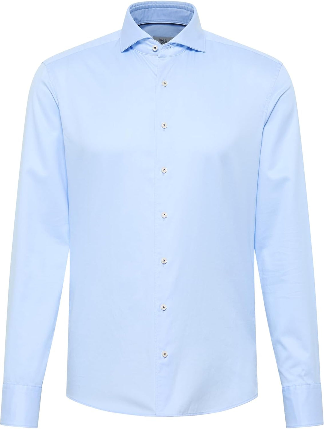 ETERNA Male Soft Luxury Shirt unifarben Slim FIT 39 Hellblau, 39 Hellblau