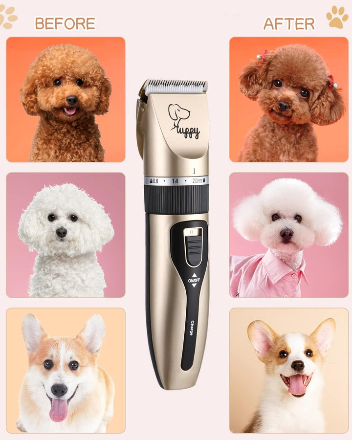 Elektrische Hundetrimmer Schnurlosen, Professionelle Hunde-Haarschneidemaschine, Hunde-Haarschneidem
