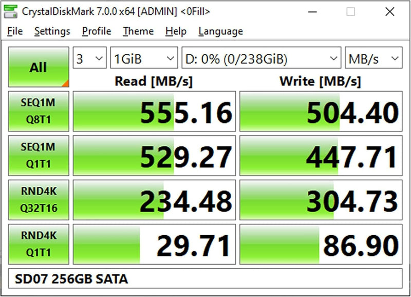 Timetec SSD 3D NAND TLC SATA III 6 Gb/s 2,5 Zoll 7 mm(0,28 Zoll)200 TBW Lesegeschwindigkeit Bis zu 5