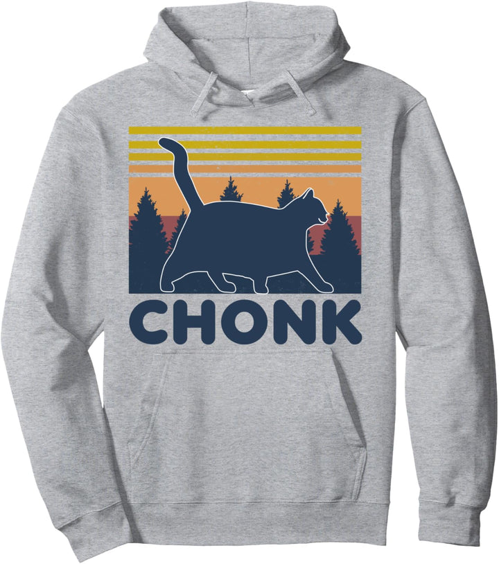 Chonk Meme Lustiges Dicke Katze Geschenk Pullover Hoodie