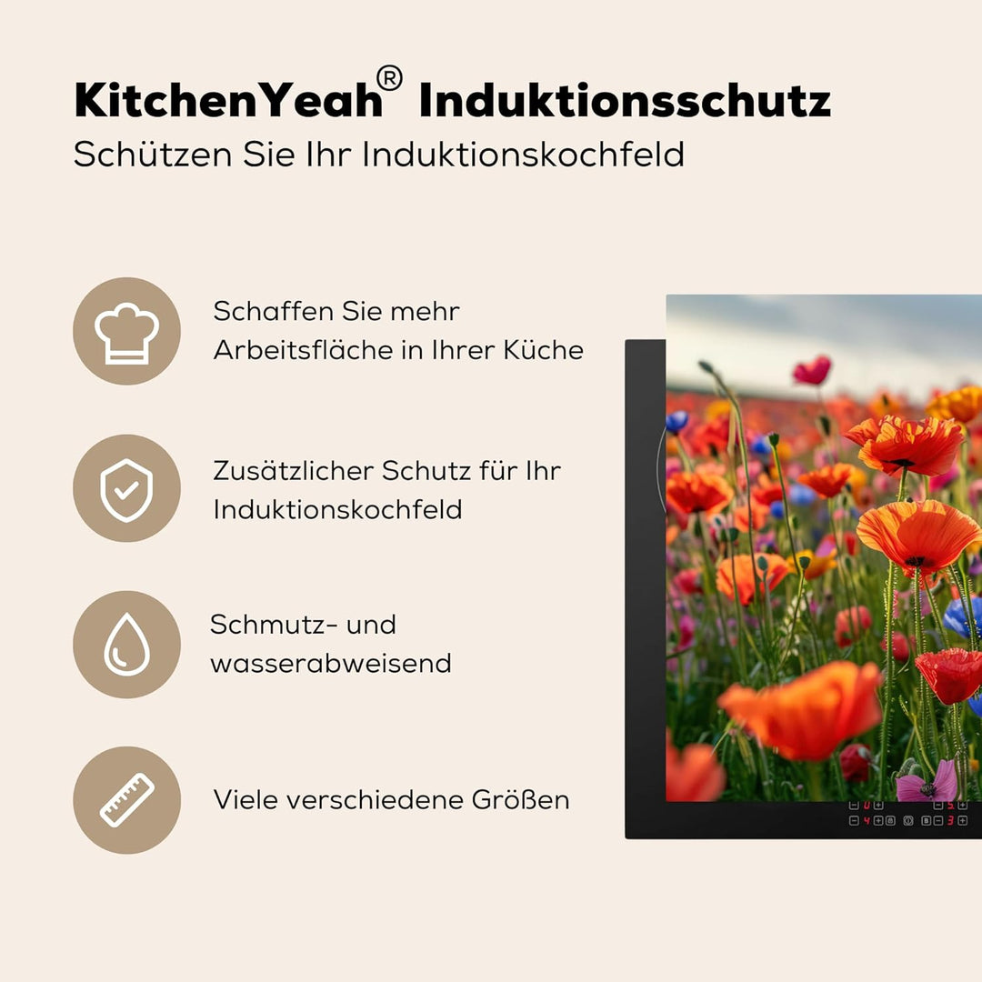 Herdabdeckplatte Einteilig Küche Ceranfeld Abdeckplatte Cerankochfeld Abdeckung Induktionskochfeld S