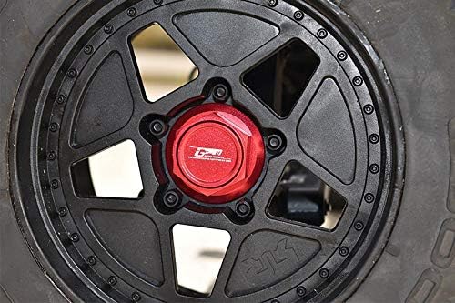 GPM Aluminium Wheel Lock for Arrma 1:5 KRATON 8S BLX/Outcast 8S BLX/KRATON EXB Roller - 4Pc Set Red