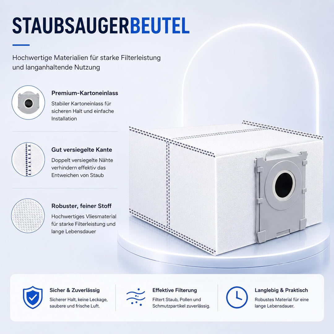25 Stück Zubehörset für Ecovacs Deebot T50 Omni/T50 Pro Omni/T50 Pro Gen 2/T50 Omni Gen2 Saugroboter