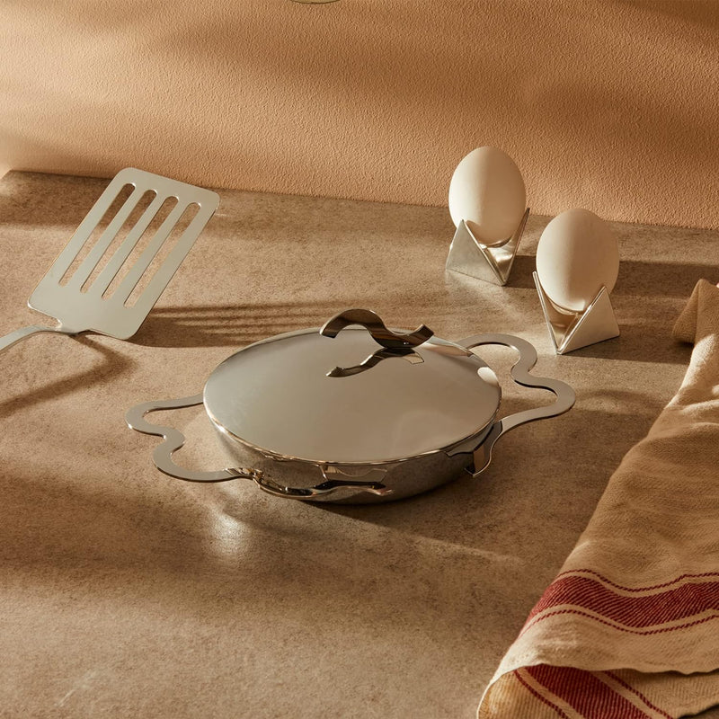 Alessi AM42 Tegamino, Multiply, Silber