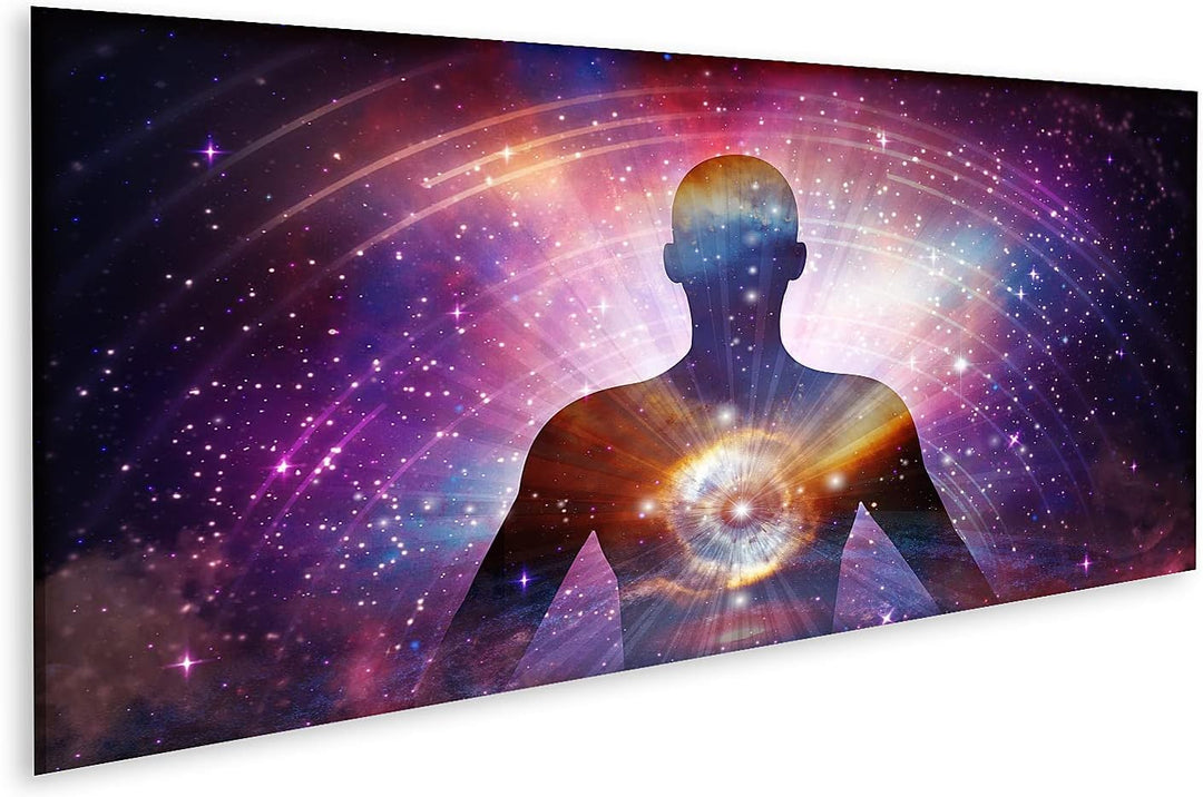 islandburner Bild auf Leinwand Konzept Des Erwachens Astralprojektion Seelenreise Spirituelle Reise