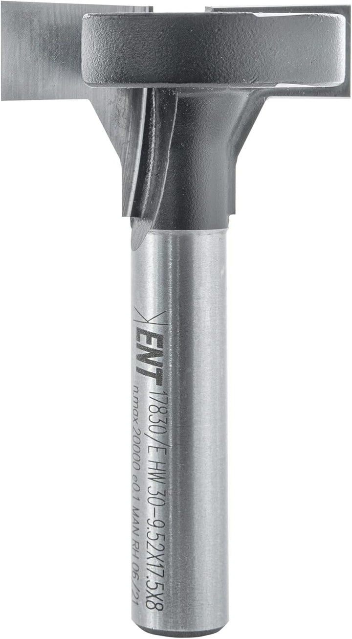 ENT 17830 T-Nutfräser für Regalsysteme HW, Schaft (S) 8 mm, Durchmesser (D1) 30 mm, (NL2) 8 mm, mit