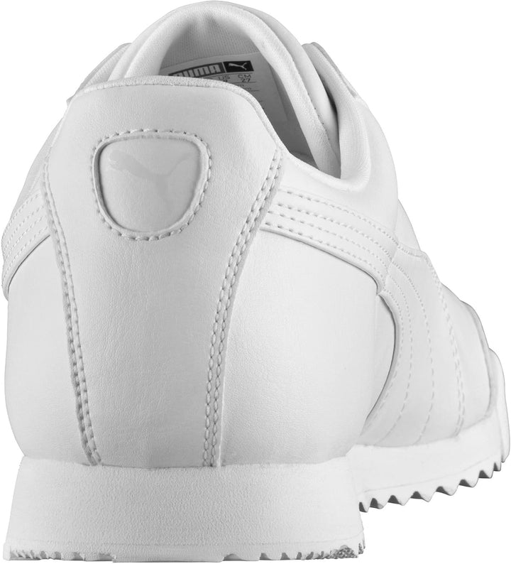 PUMA Herren Roma Basic Sneaker 47 EU Weiss Hellgrau, 47 EU Weiss Hellgrau