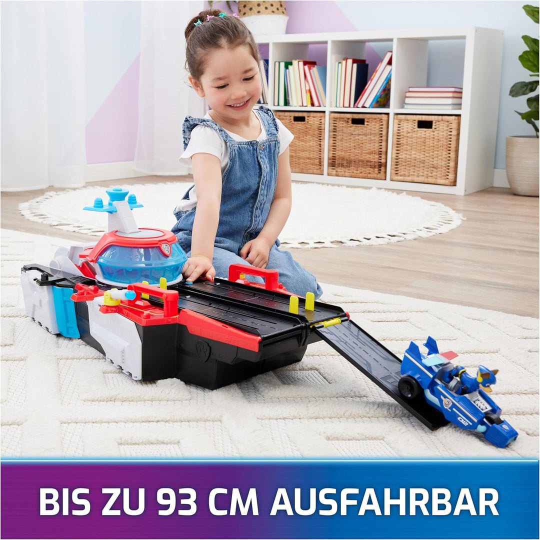 PAW PATROL: Der Mighty Kinofilm, Marine Hauptquartier Spielset, mit Chase Spielfigur und Superhelden