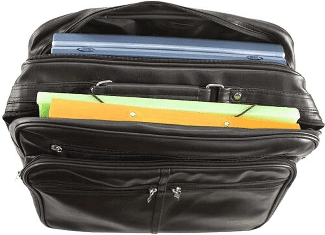 Bowatex Arbeits Flug Umhänge Tasche Querformat 39 x34x19cm Gross Schwarz D & N
