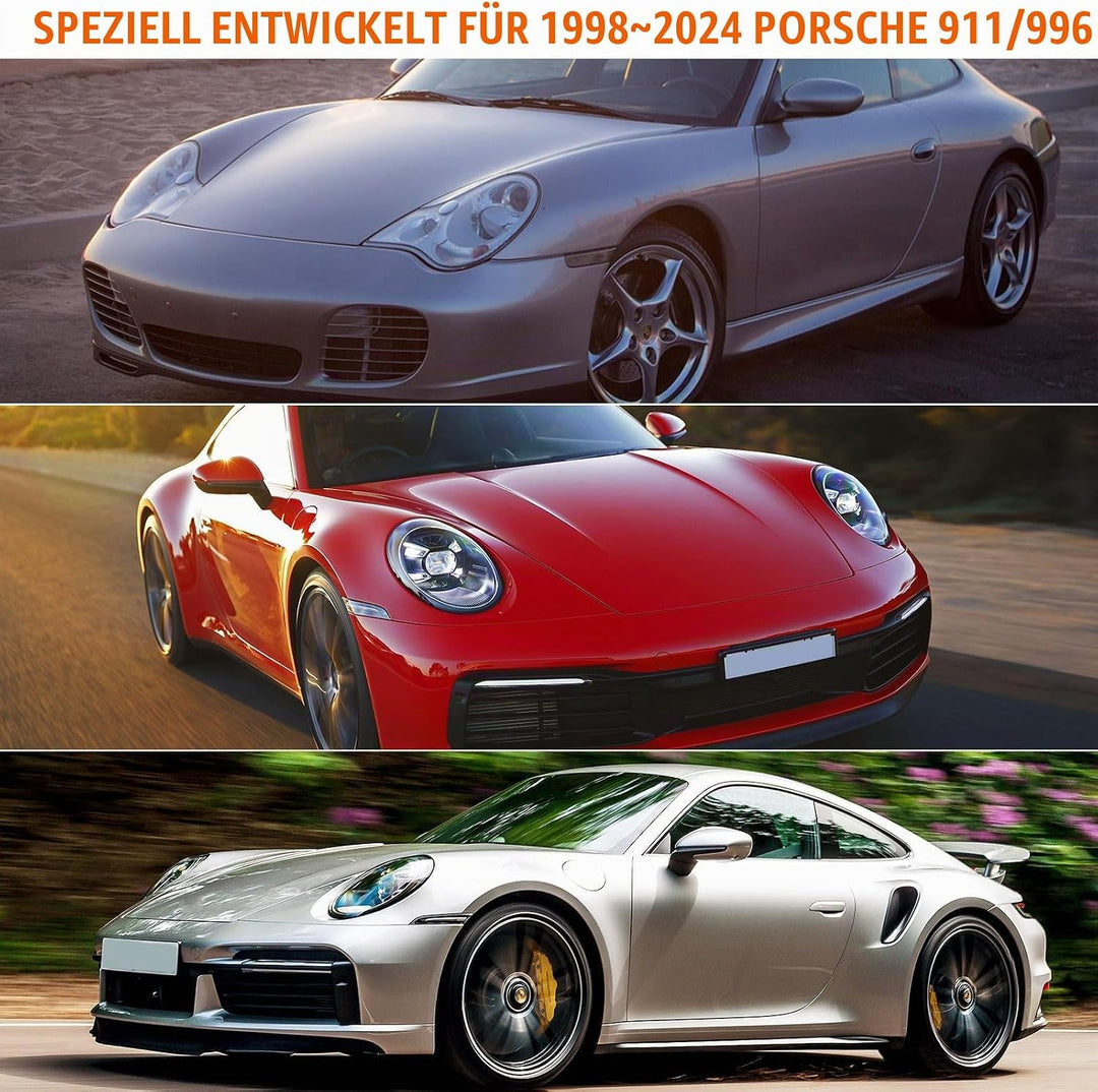 Wasserdicht Autoabdeckung Passend für 1998-2024 Porsche 911 (991/992/996/997-Serie), Vollgarage Auto