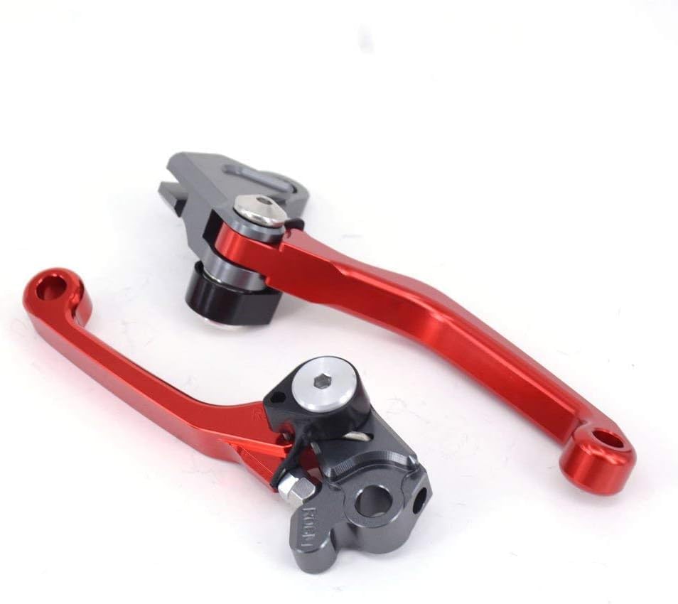 Kupplungshebel Bremshebel Motorrad,Billet Pivot Faltbare Kupplung Bremshebel Für CR80R CR85R 98-07 C