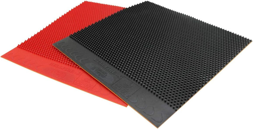 Lange Noppe Hellfire X | Sauer & Tröger Tischtennis | Rot, Schwarz | OX, 0,5 1,2 Colore: Rosso 0,5 m