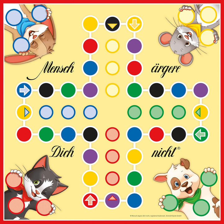 Schmidt Spiele 40591 Meine 6 Ersten Spiele Im Metallkoffer, Kinderspielesammlung, Bunt