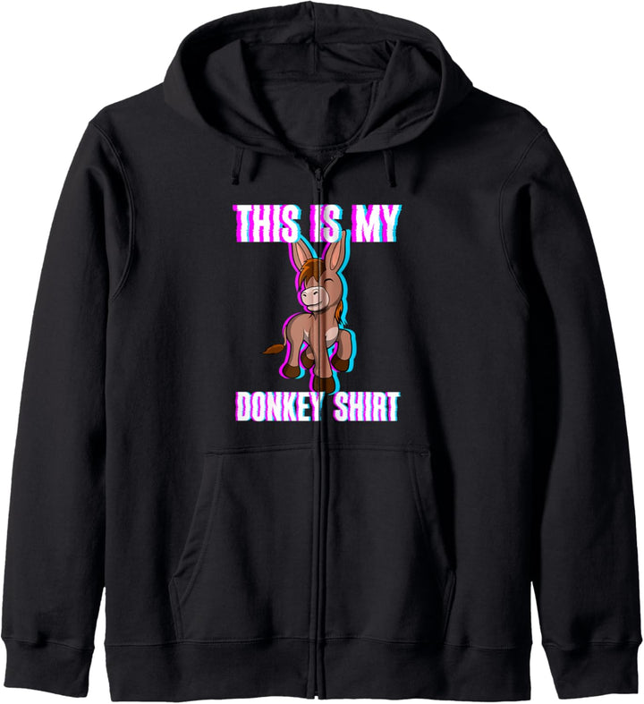 Mein Esel Süsses Baby Esel Kapuzenjacke