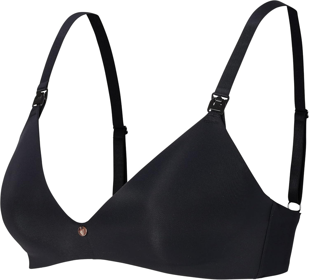 Noppies Damen Wireless Micro Gepolsterter BH 70B Black - P090, 70B Black - P090