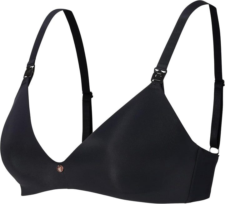 Noppies Damen Wireless Micro Gepolsterter BH 70B Black - P090, 70B Black - P090