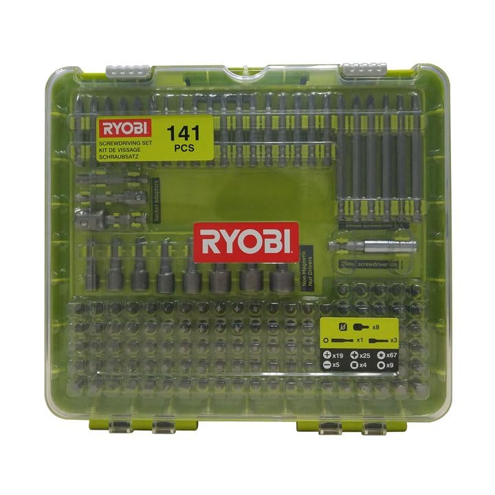 Ryobi RAKD141 Schraubsatz, 141-teilig