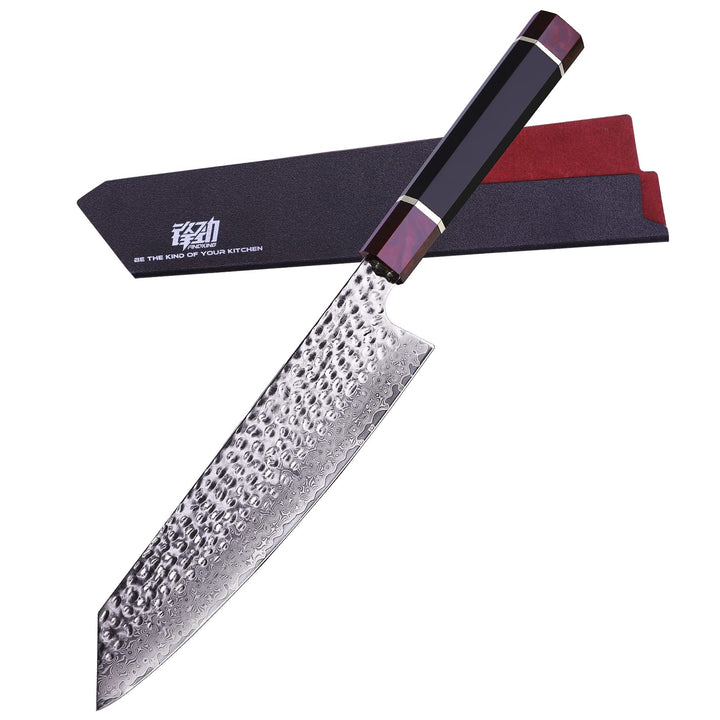 FINDKING Eternity Series Japanisches Kiritsuke Messer mit ABS Scheide, Mehrzweck Gyuto Kochmesser, 9