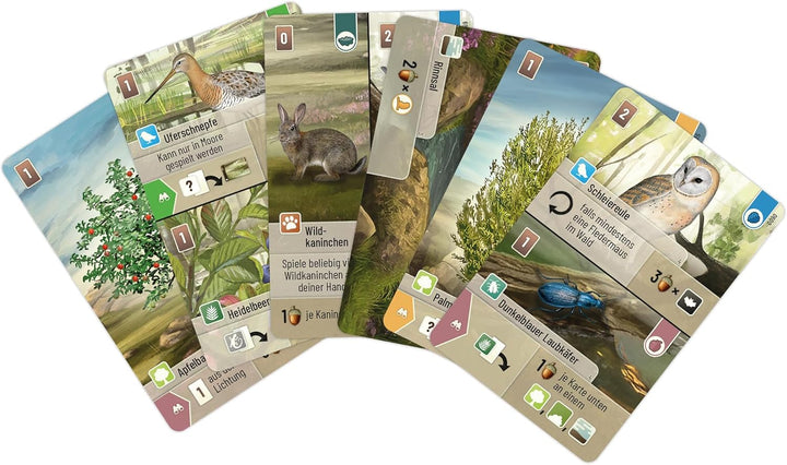 Lookout, Mischwald: Dartmoor, Grundspiel, Familienspiel, Kartenspiel, 2-5 Spieler, ab 10+ Jahren, 60