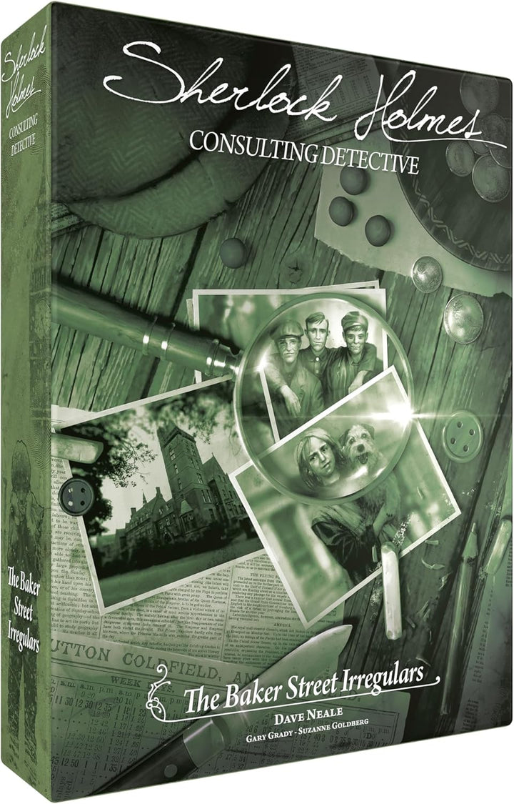Sherlock Holmes Consulting Detective - Baker Street Irregulars Board Game - Captivating Mystery Game