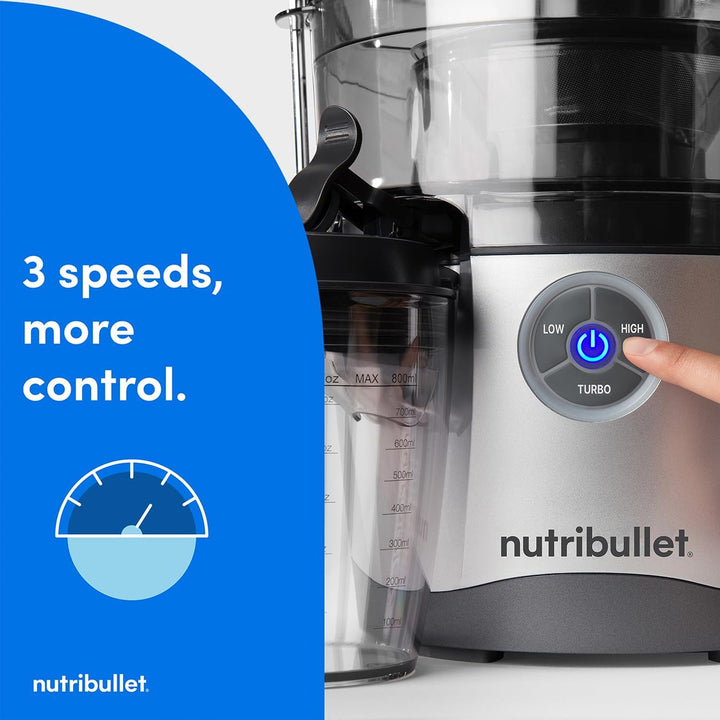 Nutribullet Juicer Pro Compact 2 Liter Zellstoffbecken 1000 W schwarz