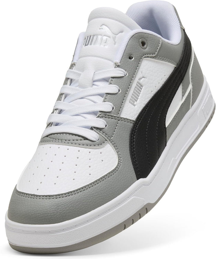 Puma Unisex Puma Caven 2.0Sneaker 38 EU Puma White Puma Black Gray Echo, 38 EU Puma White Puma Black