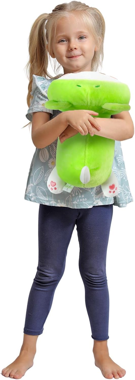 shownicer Plüschtier Frosch Katze Kuscheltier Stofftier Kawaii Katze Plüsch, Kätzchen Plüschkissen S